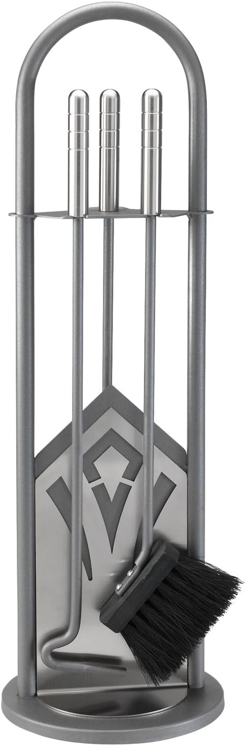 Schössmetall Kamingrt. anthrazit/Edelstahl/Besteck Edelstahl, Saphira-1 04561150