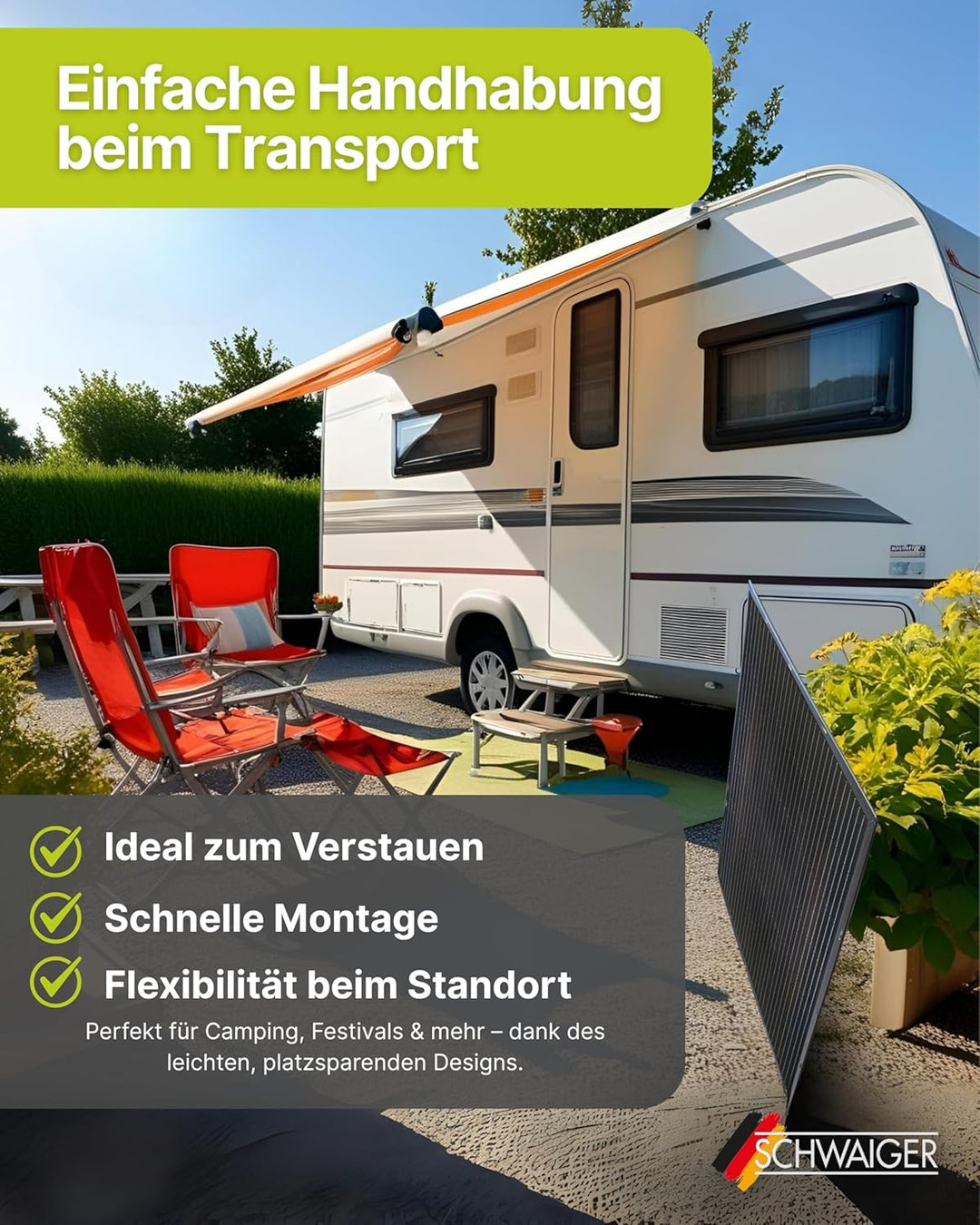 Slim-Line Modul 4er Set mit Wechselrichter Balkonkraftwerk Komplettset PV-Anlage Solaranlage, 4er Se