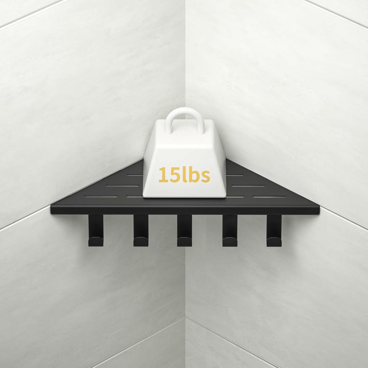 Eck-Duschregal Edelstahl 304,Eckregal Dusche 25.4cm,Duschablage Ecke für Badrenovierung,Eckablage Du