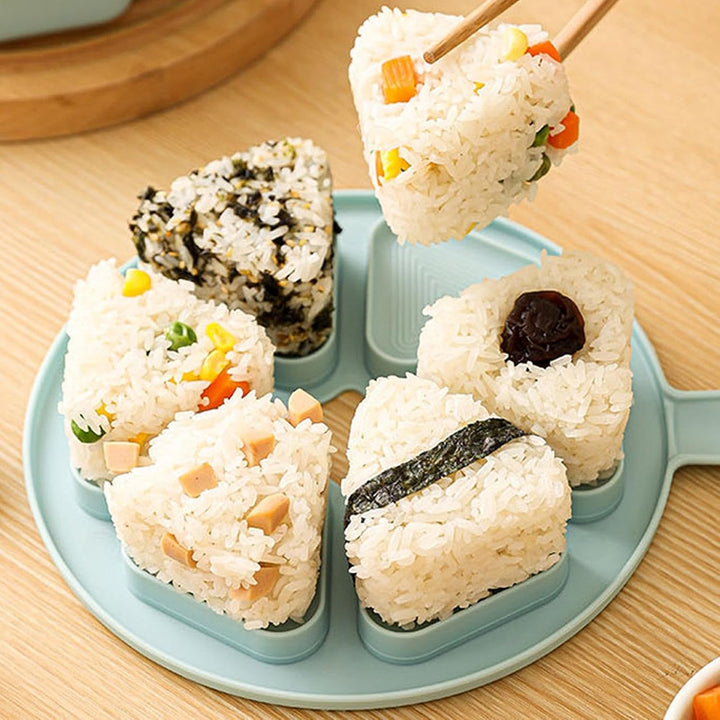 Sushi- und Onigiiri Triangional Formwerkzeug | Sushi Form für Hausgebrauch, Küche, Lunch, Kochen, Ki