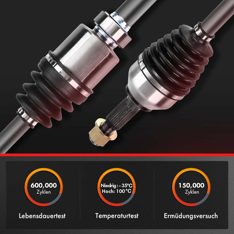 Frankberg Antriebswelle Vorne Rechts Kompatibel mit C4 II B7 1.6L 2009-2021 DS4 1.6L 2011-2015 208 I