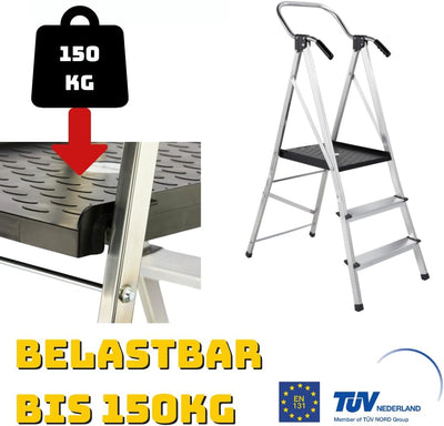 Sicherheitsleiter 3 Stufig, Haushaltshelfer