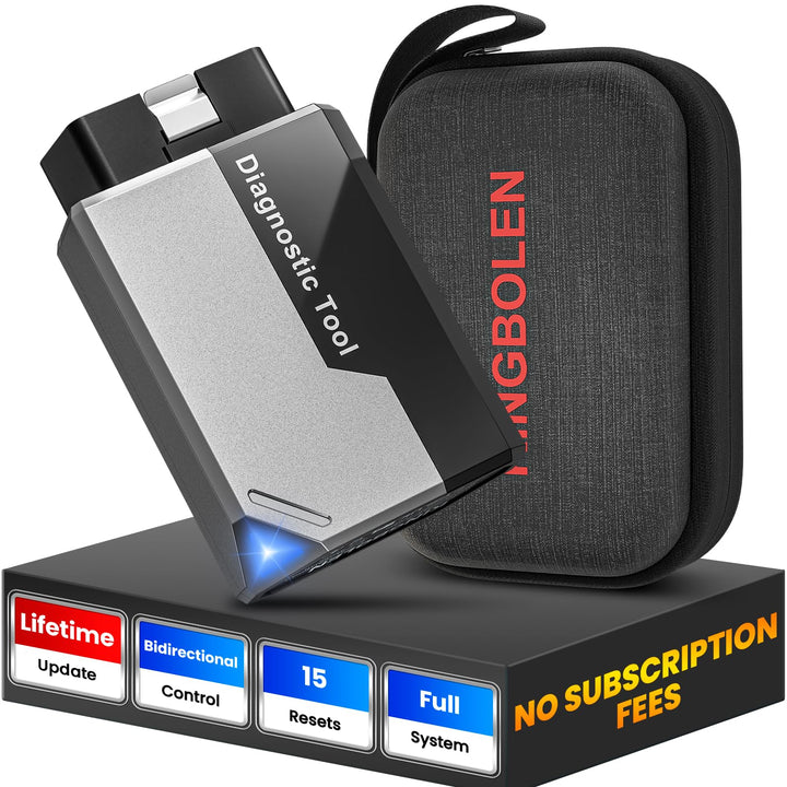 OBD2 Diagnosegerät Auto KINGBOLEN EDIAG Elite Alle System Scanner,Auto Auslesegerät mit 15 Resets un