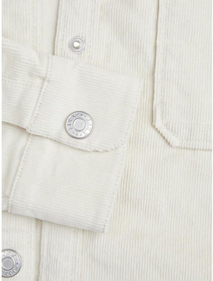JACK & JONES Damen Jxgelly New RLX Cord Overshirt Sn Jacke XS Bone White, XS Bone White