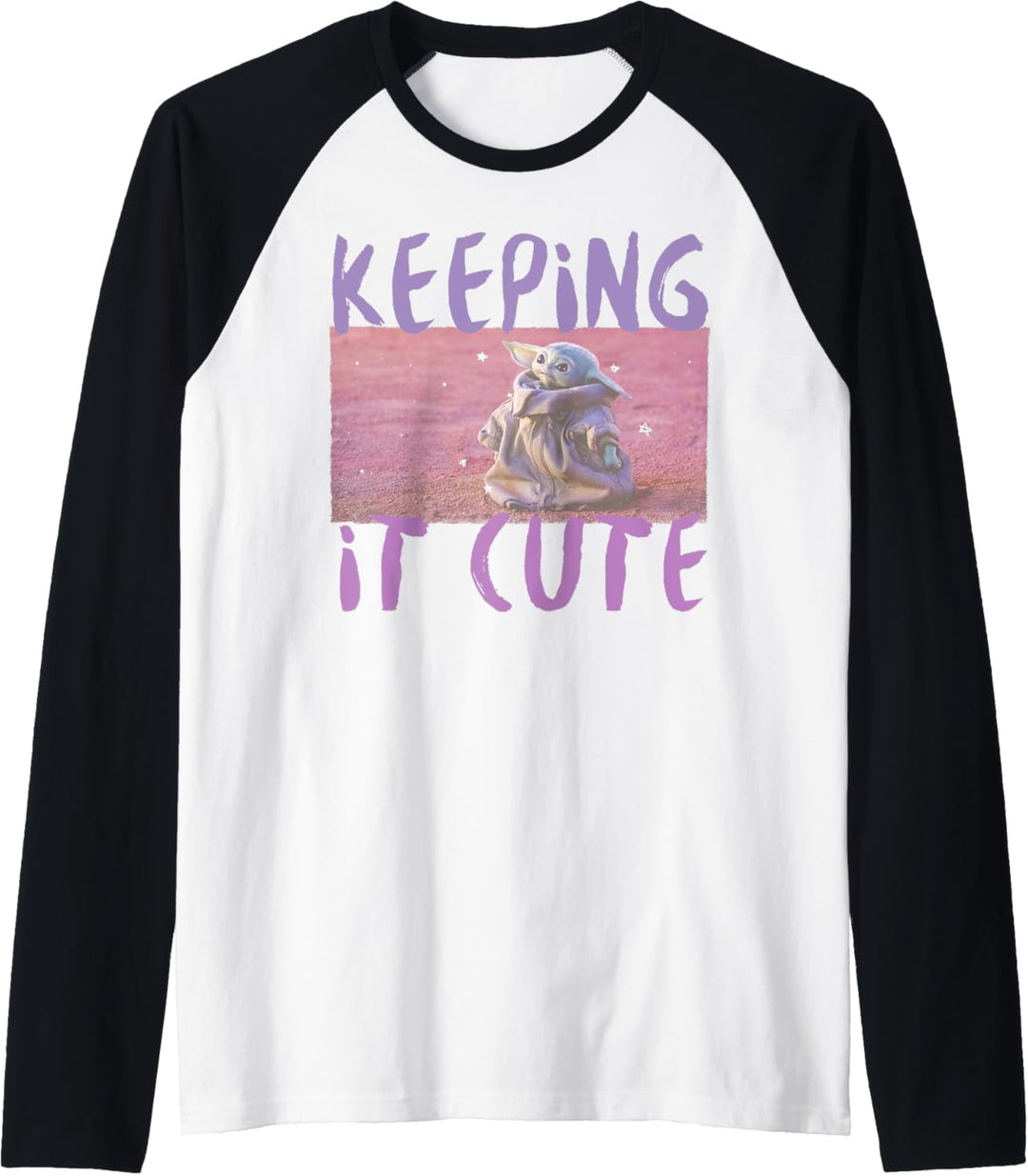 Star Wars Mandalorian The Child Keeping It Cute Raglan