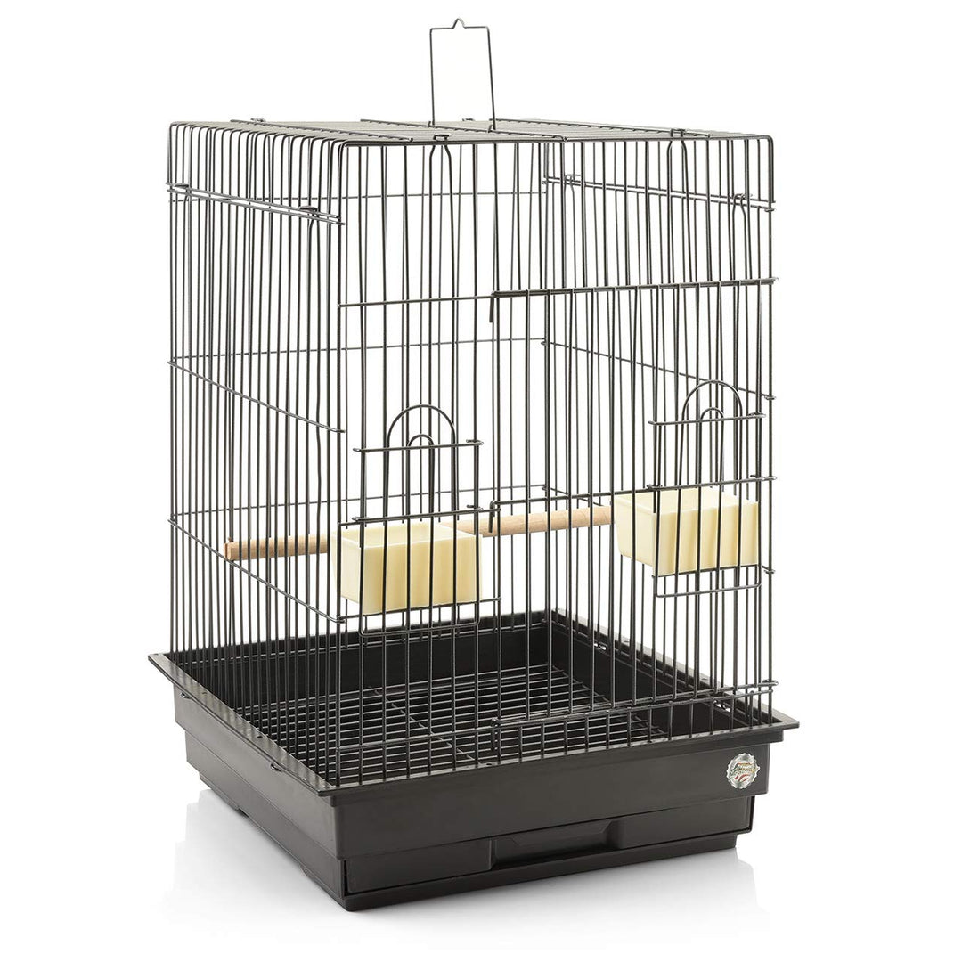 Montana Cages | Transportkäfig EOS ca. 44 x 44 x 68 cm Antik für Grosssittiche & Papageien, Vogelkäf