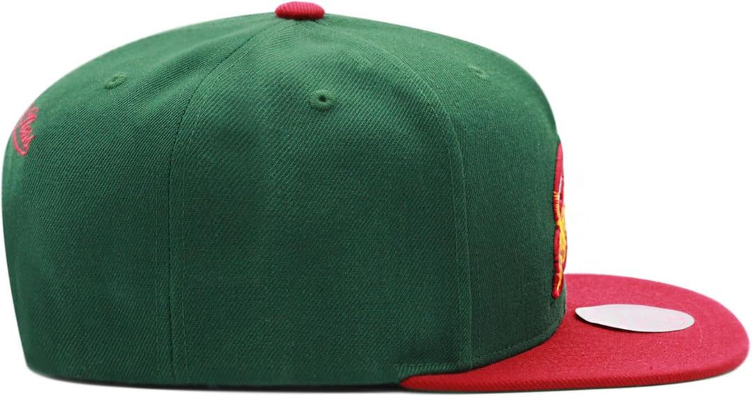 Mitchell & Ness Snapback Cap NBA Team 2 Tone 2.0 Seattle Supersonics Green/red
