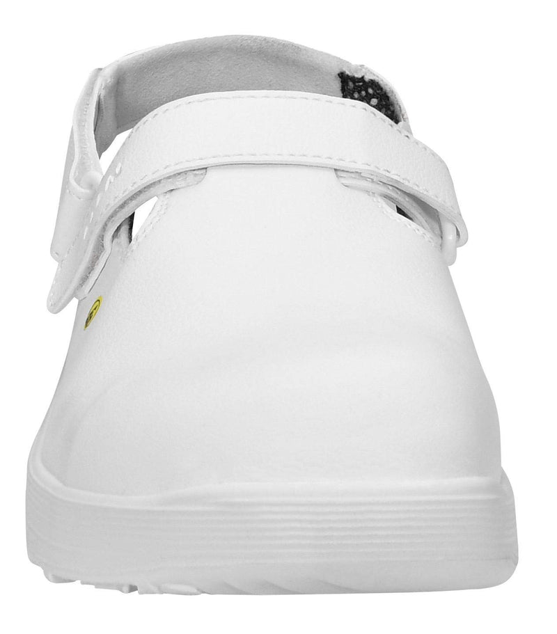 Berufsschuhe ELTEN MICHEL WHITE ESD SB, Herren, Clogs, leicht, weiss, Stahlkappe - Grösse 47 47 EU,