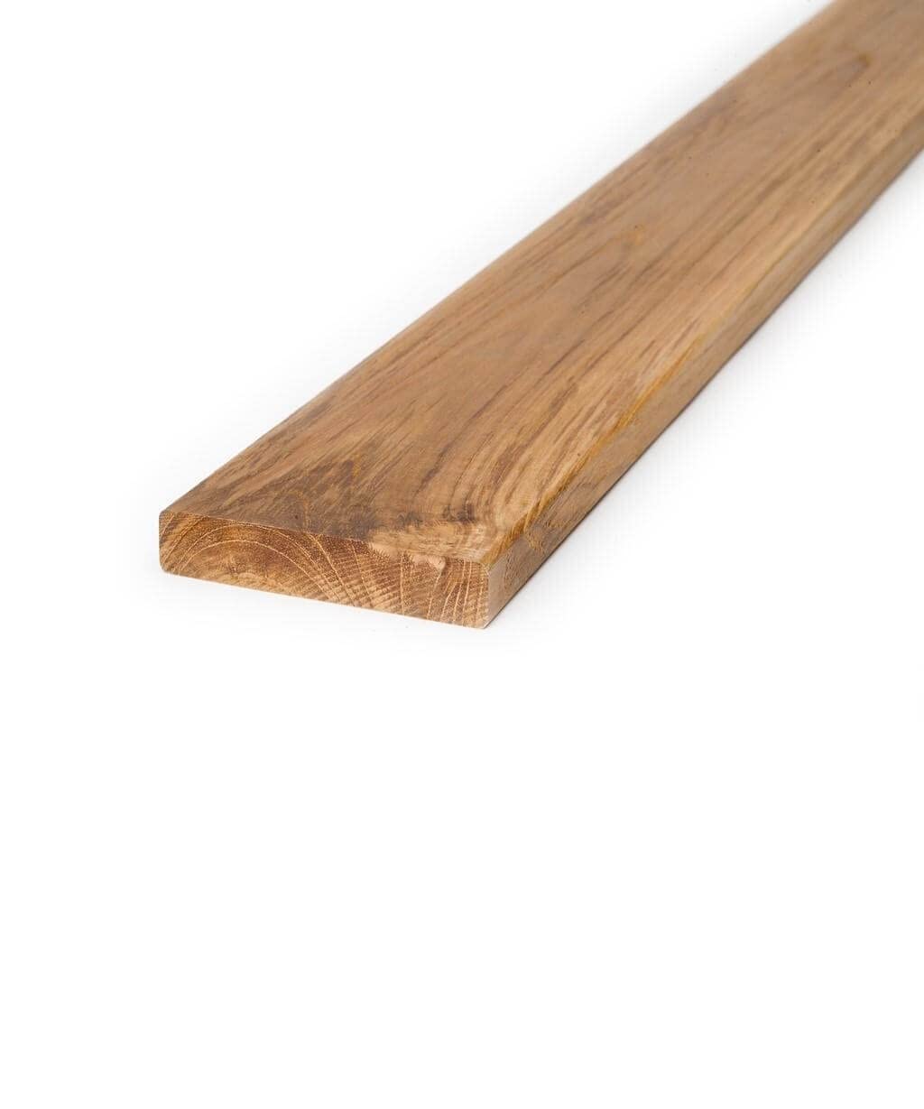 Terrassendielen aus Teakholz von BioMaderas®, 95mm Breite, 19mm Stärke (180cm Länge), 180cm Länge