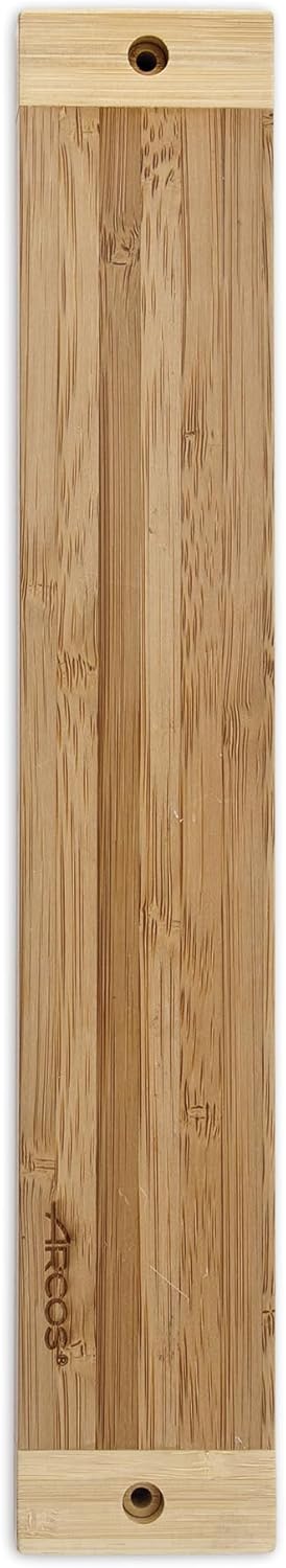 Arcos Magnetische Zahnstange Messer - Magnetische Zahnstange Messer - Gemacht aus Bamboo 300 x 45 mm