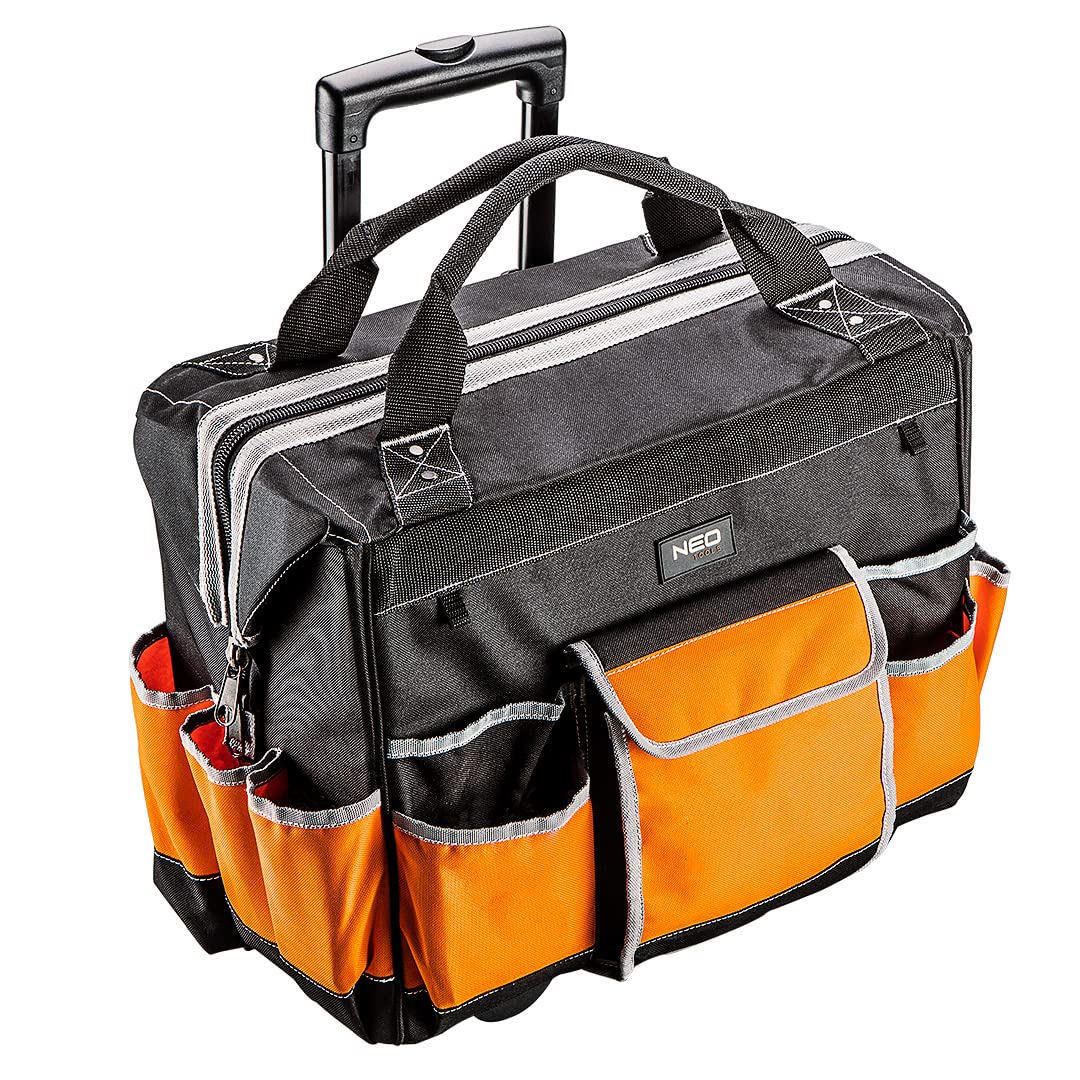 NEO TOOLS mobiler Profi Werkzeugkoffer mit Rollen Werkzeugbox Werkzeugtasche Werkzeugkiste Werkzeuga