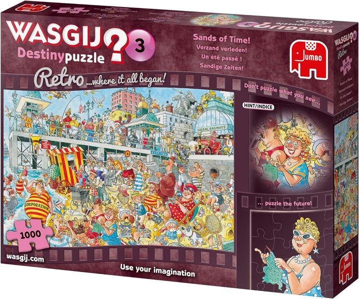 Jumbo Spiele JUM19169 - Wasgij Retro Destiny 3 Puzzle (1000 Teile)