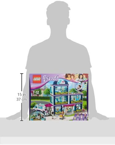 LEGO Friends 41318 - "Heartlake Krankenhaus Konstruktionsspiel, bunt, Heartlake Krankenhaus