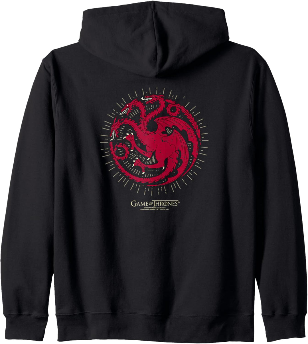 Game of Thrones Targaryen Burst Sigil Kapuzenjacke