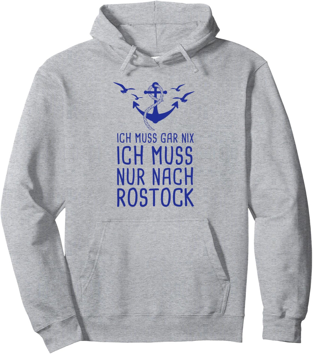 Ich Brauche Keine Therapie Ich Muss Nur Nach Rostock Ostsee Pullover Hoodie