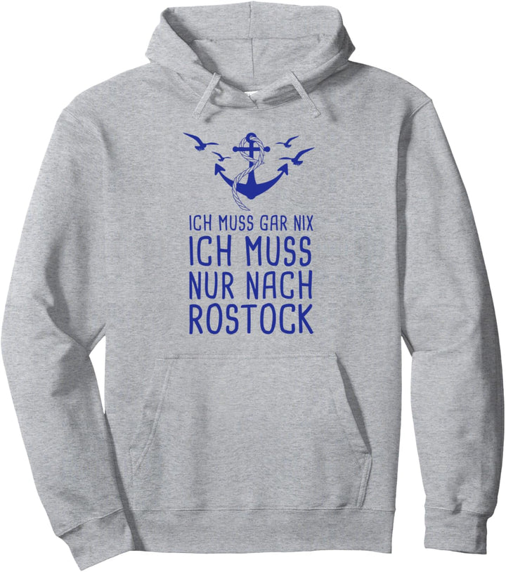 Ich Brauche Keine Therapie Ich Muss Nur Nach Rostock Ostsee Pullover Hoodie