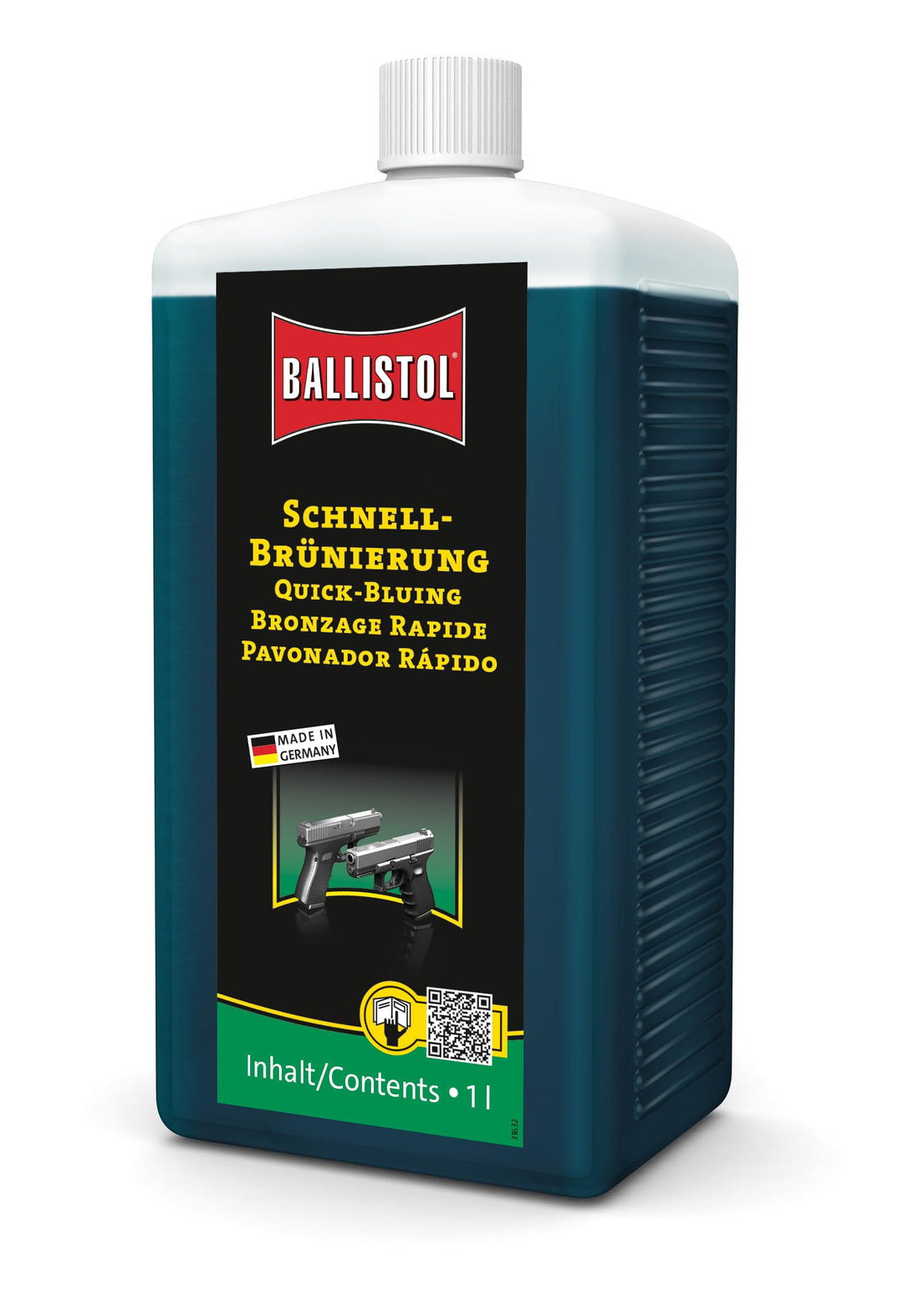 BALLISTOL Unisex – Erwachsene Plastflaske lim hurtig brænding Kunststoffflasche, farblos, 1 Liter EU