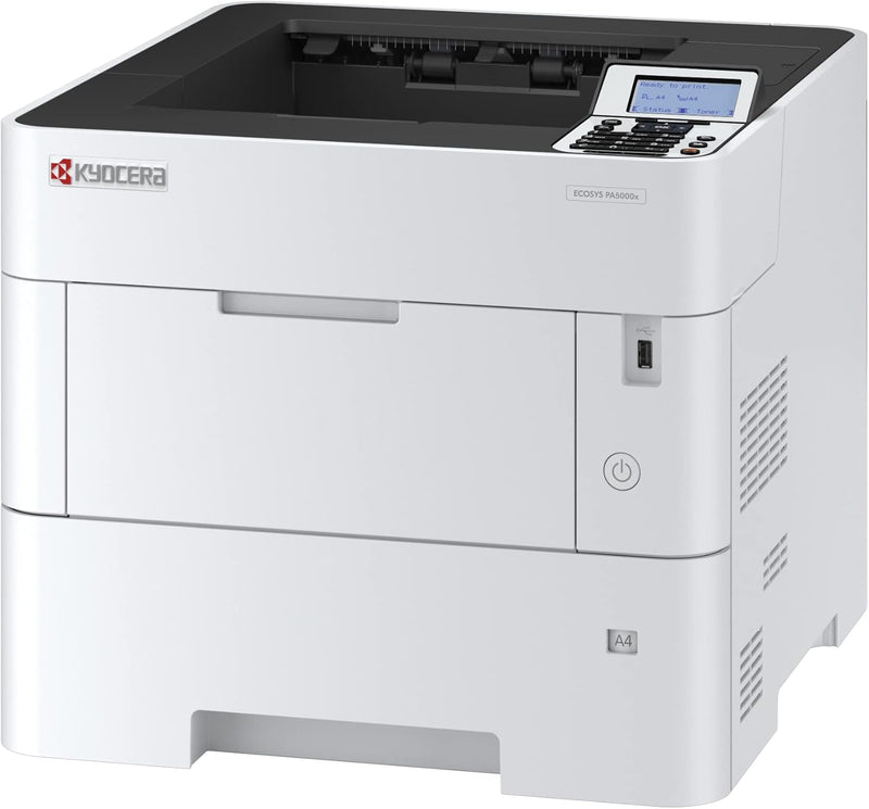 Kyocera Klimaschutz-System Ecosys PA5000x Laserdrucker Schwarz Weiss, Duplex-Einheit, 50 Seiten pro