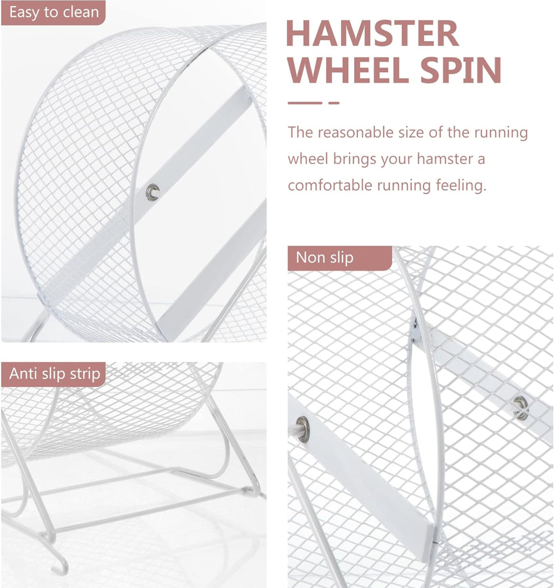 Mikikit Laufrad Für Hamster Hamsterrad Laufband Für Katzentrainer Hamster Leise Laufrad Chinchilla R