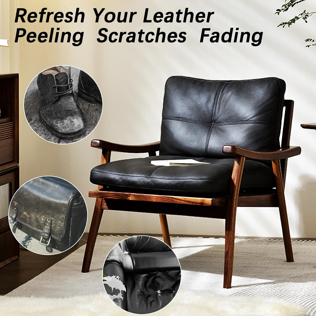 Leder Reparatur Set Schwarz, Lederpflege Für Ledercouch, Für Vinyl Möbel, Sofa, Autositze, Schuhe Fü