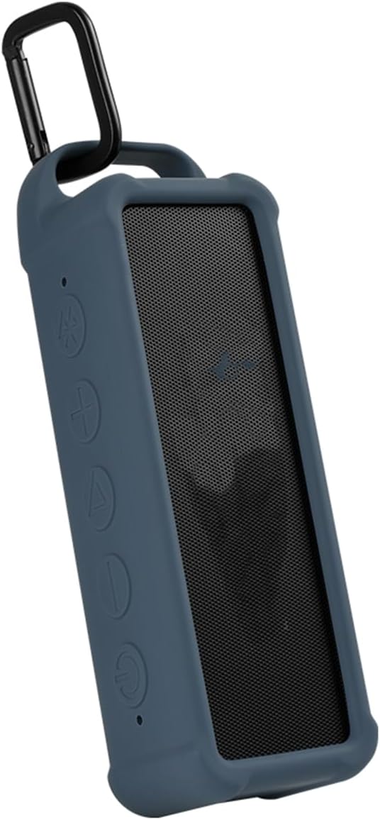 XBERSTAR Silikonhülle für Anker Soundcore 2 Lautsprecher, Schutzhülle, tragbarer Lautsprecher, Reise