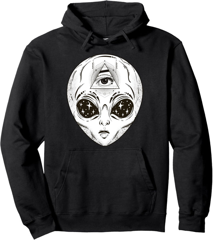 Illuminati Alien T-Shirt - All sehendes Auge Männer & Frauen Pullover Hoodie