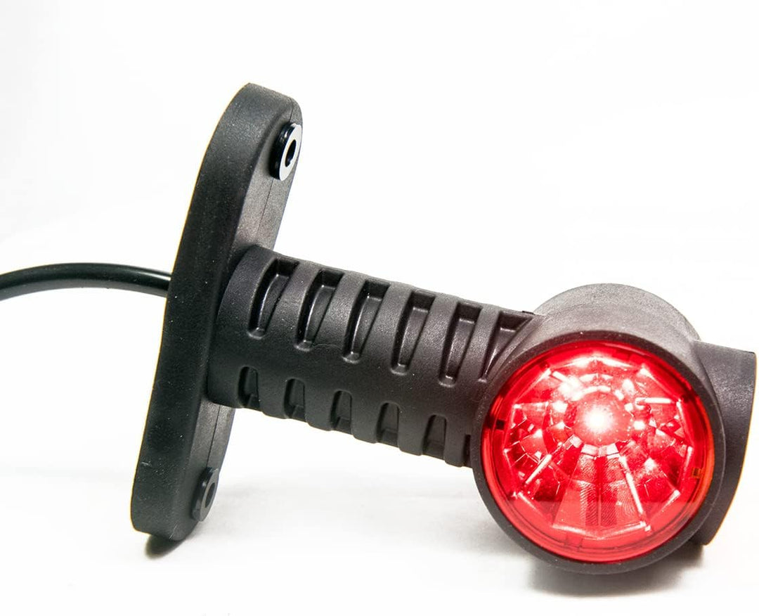 2 x LED Gummi Begrenzungsleuchte Seitenleuchte 12V 24V mit E-Prüfzeichen Positionsleuchte Auto LKW P