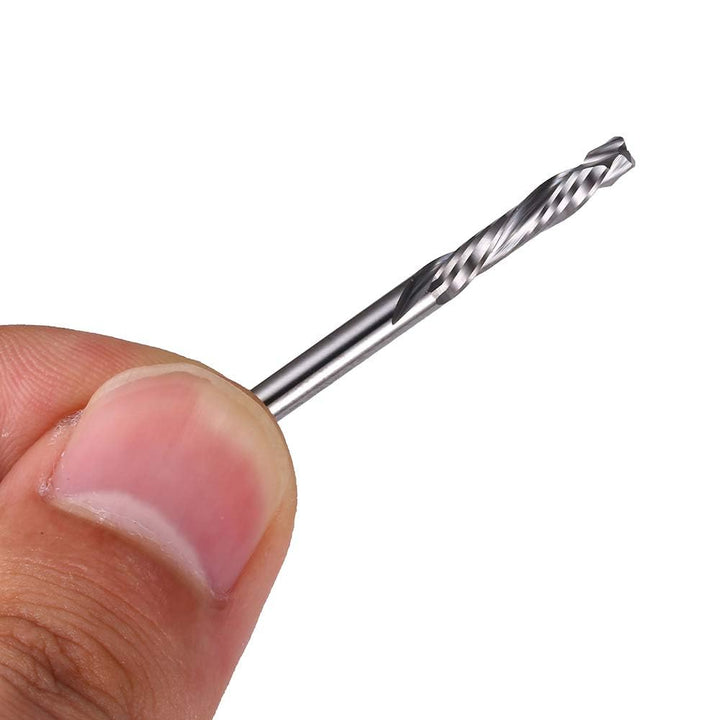 EU_HOZLY UP &amp; DOWN Cut 3.175x17mm Zwei Flöten Spiral Carbide Tool für CNC Router Kompression Holz En