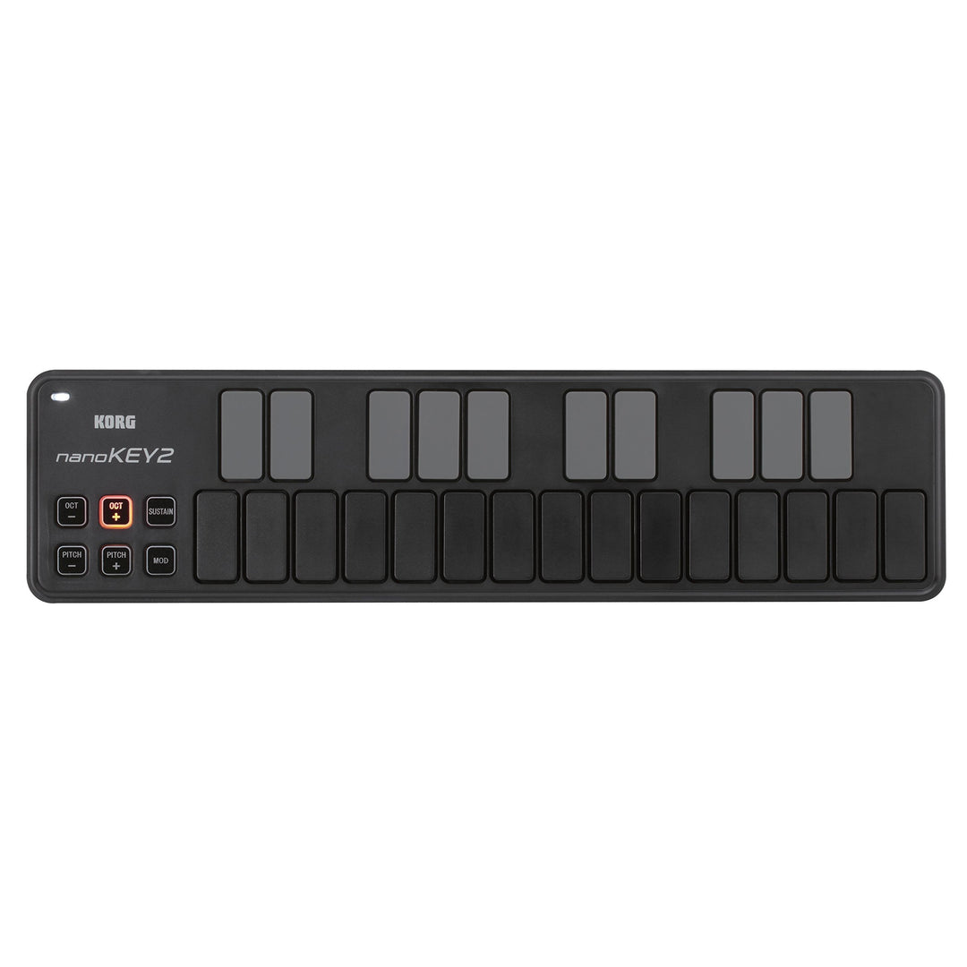 Korg NANOKEY2-BK USB-Keyboard mit 25 Tasten Schwarz Black nanoKEY2, Black nanoKEY2