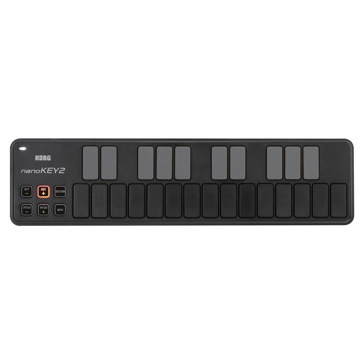 Korg NANOKEY2-BK USB-Keyboard mit 25 Tasten Schwarz Black nanoKEY2, Black nanoKEY2