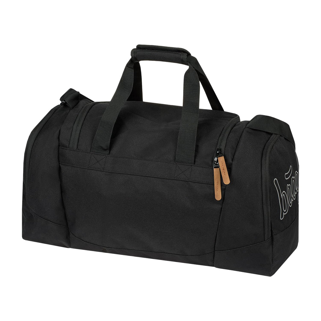 Baagl Sporttasche Kinder Reisetasche mit Schuhfach Schule Sport - Darkness | Schwimmtasche für Mädch