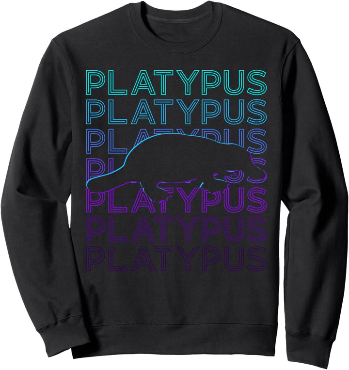 Schnabeltier Retro Sweatshirt