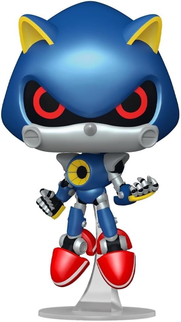 Funko POP! Games: Sonic The Hedgehog - Metal Sonic The Hedgehog - Sonic The Hedgehog - Vinyl-Sammelf