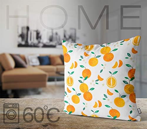 VOID Aquarell Orangen Kissenbezug Kissenhülle Sofakissen Kissen Deko Outdoor-Kissen Dekokissen, Kiss