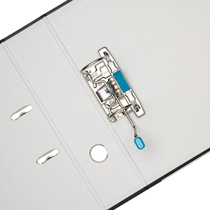 Elba Ordner A4, Smart Pro, 8 cm breit, Kunststoff aussen, schwarz, 10 Stück schwarz A4, breit, schwa