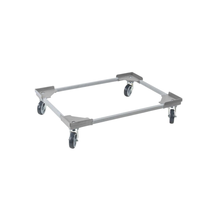 PROREGAL Profi-Flex Transportroller für Euroboxen 80x60cm mit Kunststoffräder grau | 4 Lenkrollen |