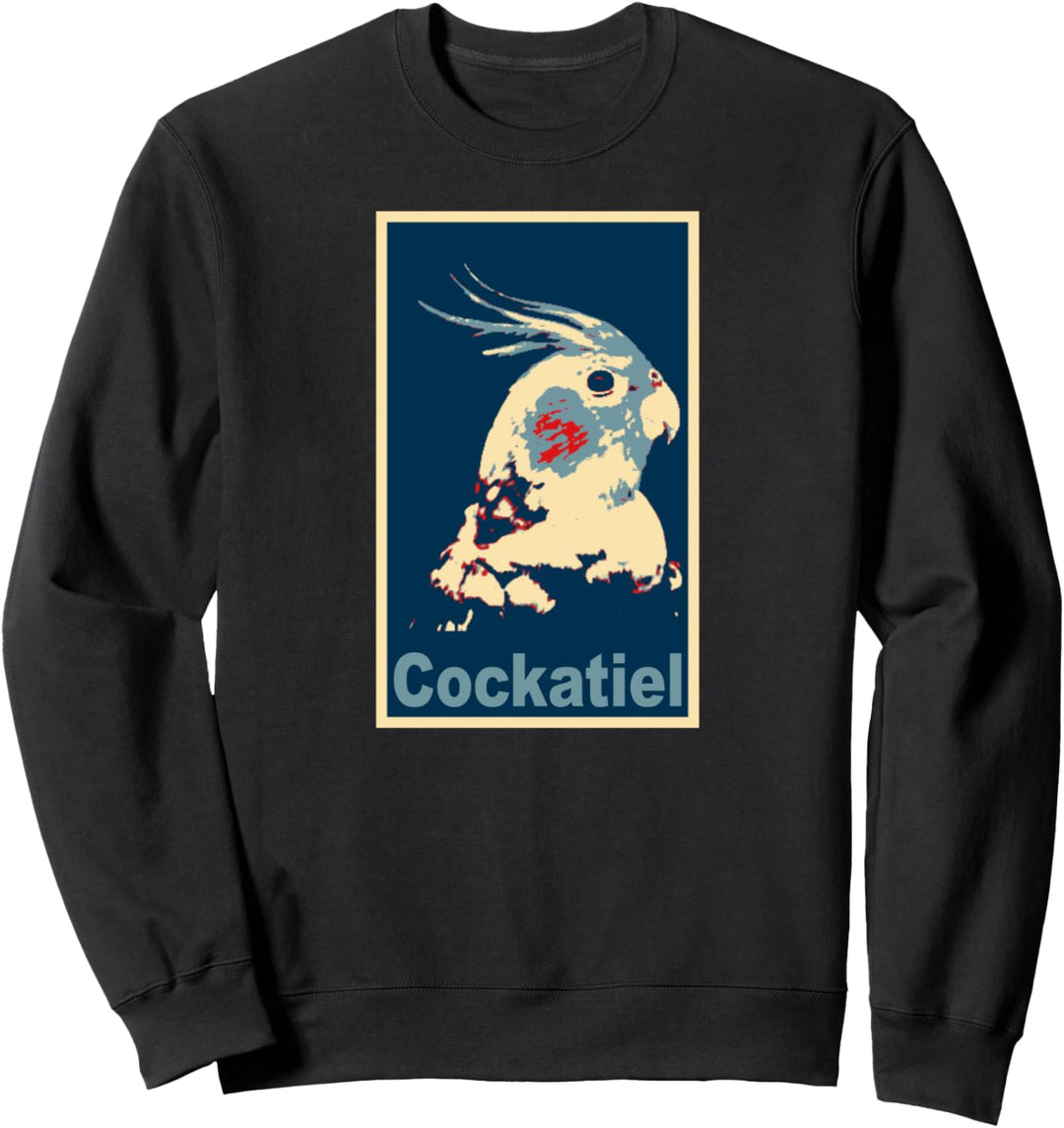 Nymphensittich Cockatiel, Haustier Vogel Sweatshirt