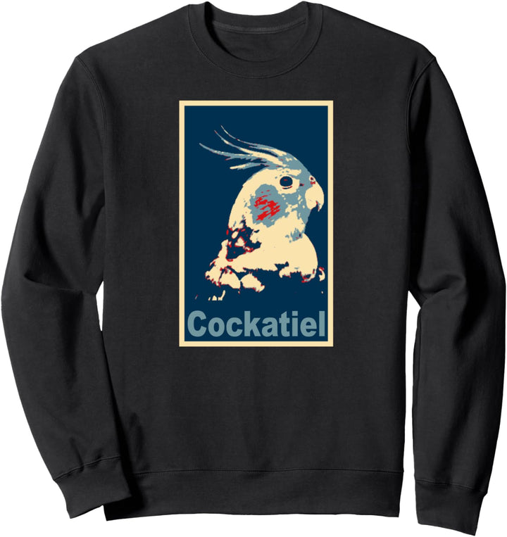 Nymphensittich Cockatiel, Haustier Vogel Sweatshirt