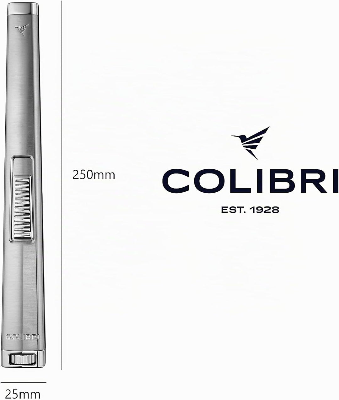 Colibri Aura Jet Flame Kerzenanzünder | Langes Stabfeuerzeug Mit Grosse Reichweite | Luxuriösem Fini