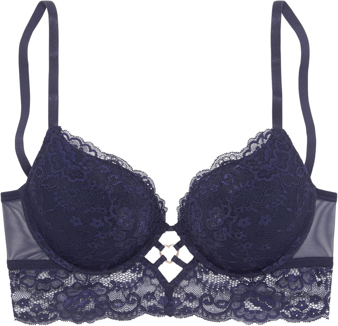 VIVANCE Damen Push-up-BH 70A Schwarz, 70A Schwarz