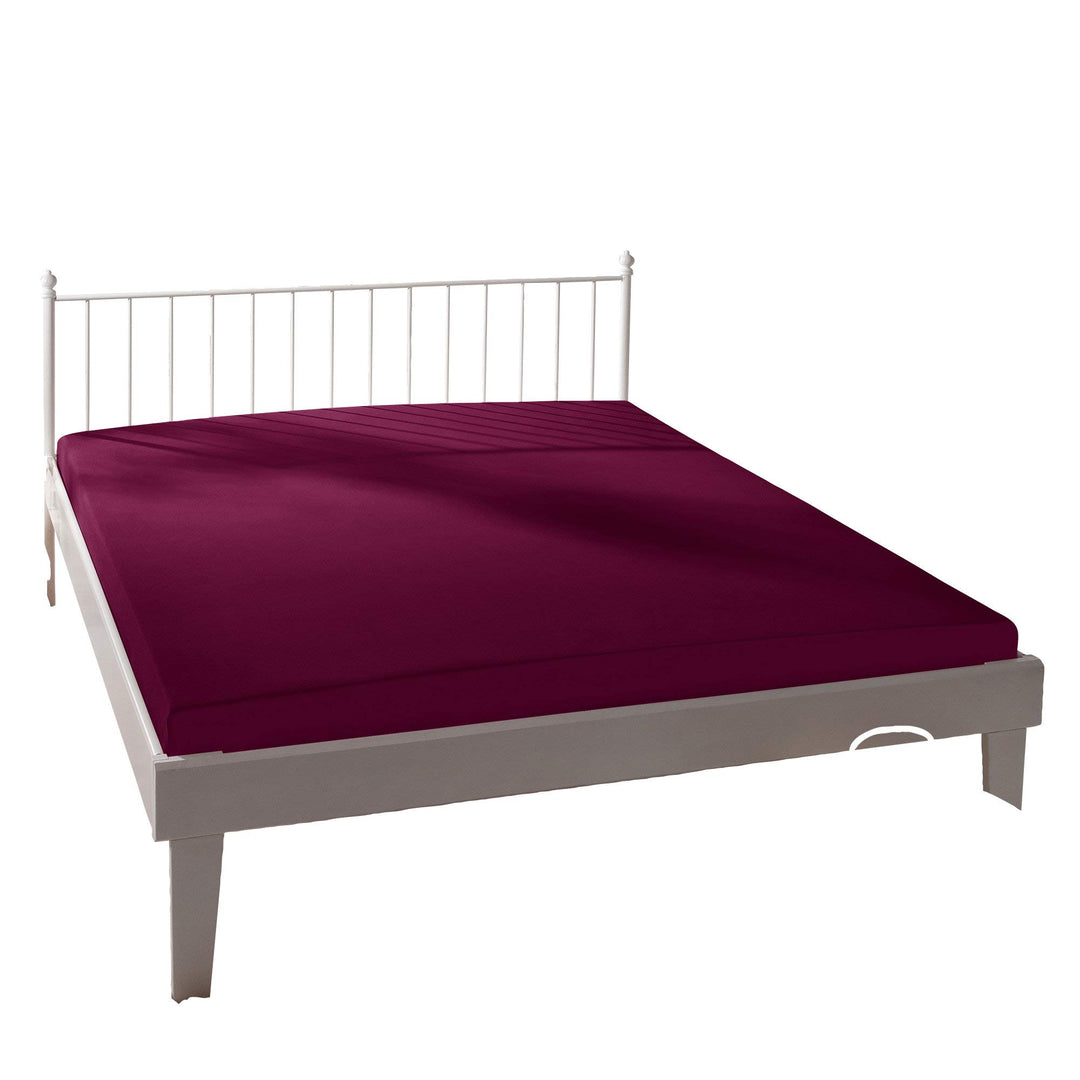 Bassetti Spannbettlaken 542 Beere Baumwolle/Elastan, Masse: 180cm x 200cm, 200cm x 220cm, 9222264 18