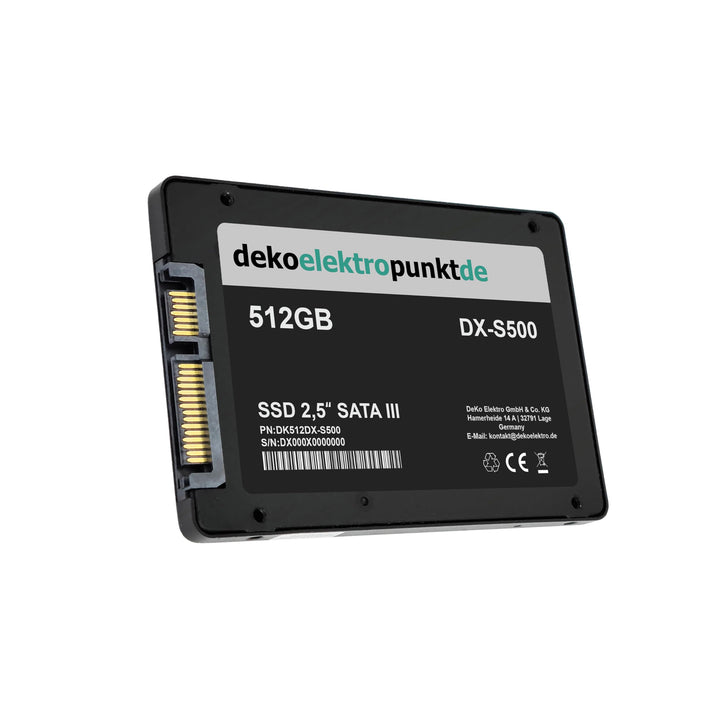 dekoelektropunktde 512GB SSD Festplatte passend für Acer Aspire V3-331-P5T1 V3-331-P1WA V3-371-303V,