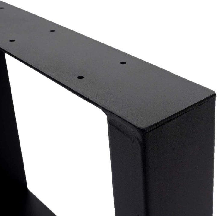 Mendler 2er-Set Tischbein HWC-H33, für Couchtisch Sitzbank Tischgestell Tischkufe, Industrial 37x40c