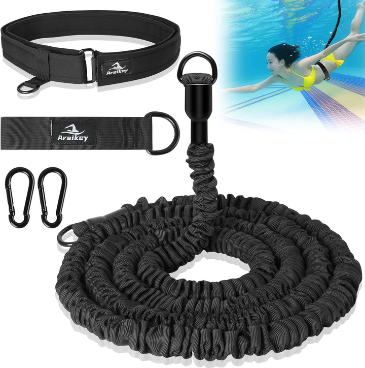 Schwimmgurt für Pool 2.5-7.5M Schwimmtrainer | mit Gurtband und Verstellbarem Gürtel | Erhöht Kraft