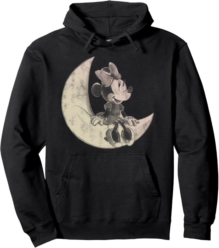 Disney Mickey & Friends Minnie On Moon Pullover Hoodie