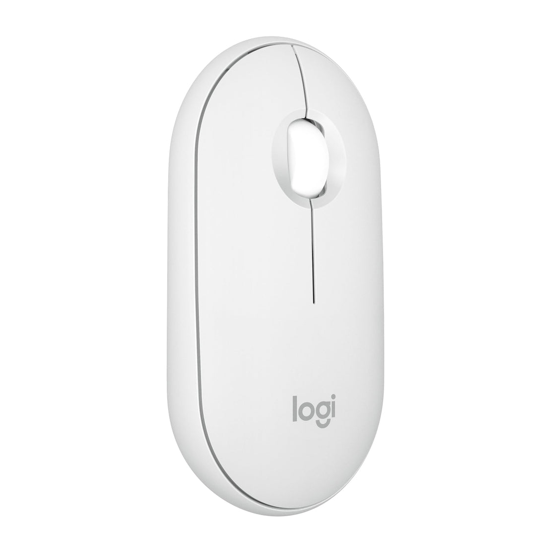 Logitech Pebble Mouse 2 M350s schlanke kabellose Bluetooth-Maus, mobil, leicht, anpassbare Taste, le