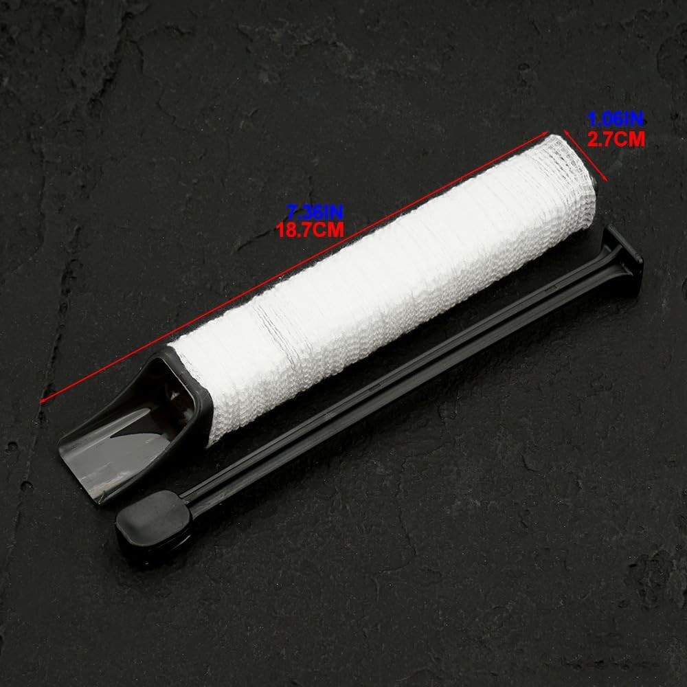 Hirisi Tackle PVA Netz mit Stössel, 5M Rolle für Karpfenangeln, 18/25/37mm Breite, für schnell lösen