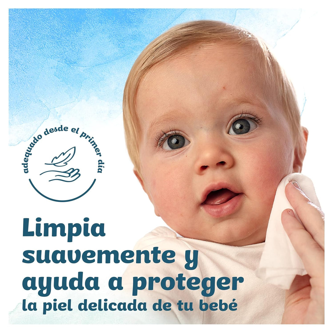 Dodot Pure Aqua Babytücher, 1152 Tücher (24 Packungen mit 48 Stück), hilft bei der Wiederherstellung