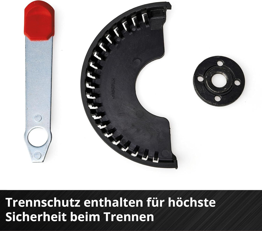 Einhell Akku-Winkelschleifer TE-AG 18/125-2 Li - Solo Power X-Change (18 V, 125 mm Scheiben-Ø, 33 mm