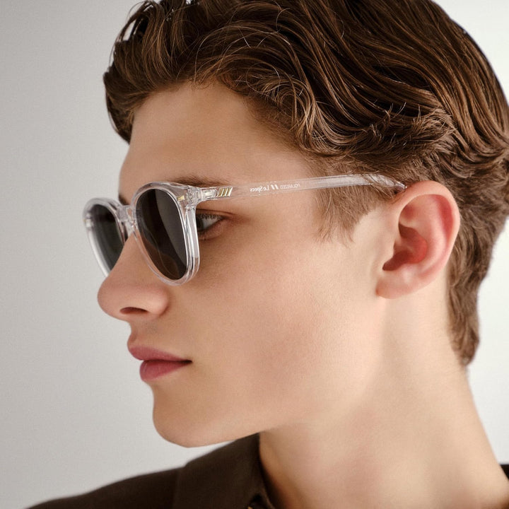 Le Specs BANDWAGON - Sonnenbrille für Damen und Herren Runde Rahmenform mit UV-Schutz Einheitsgrösse